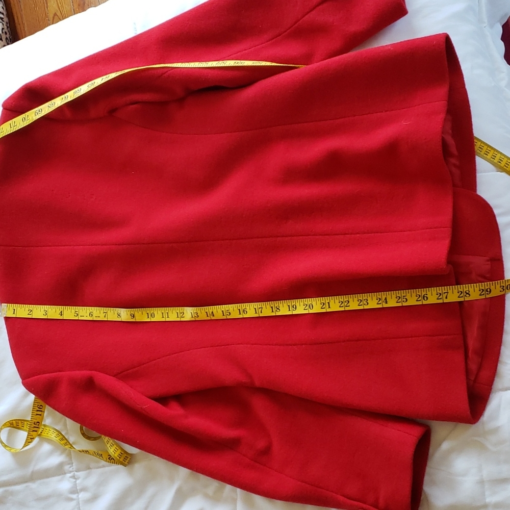 Charter Club Red Blazer, Size 10. - Picture 4 of 6
